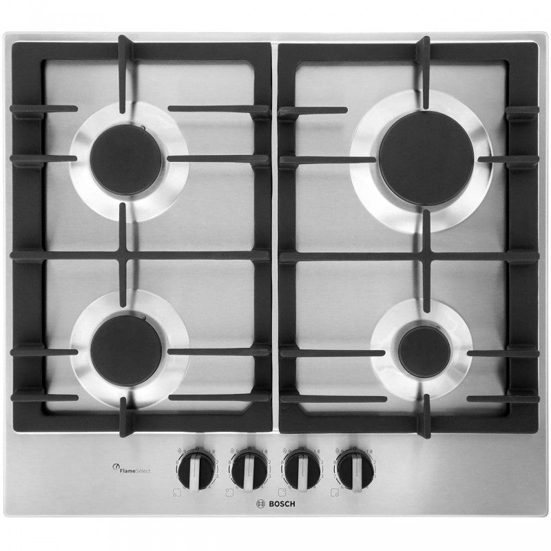 PLACA BOSCH 60CM GAS SERIE 6 INOX 4P