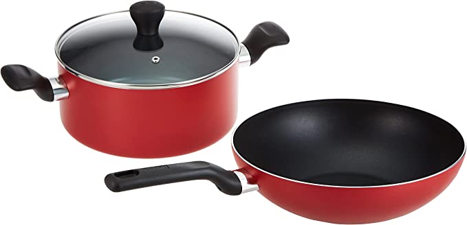 TEFAL 12 PC CONJUNTO VERMELHO 22/24