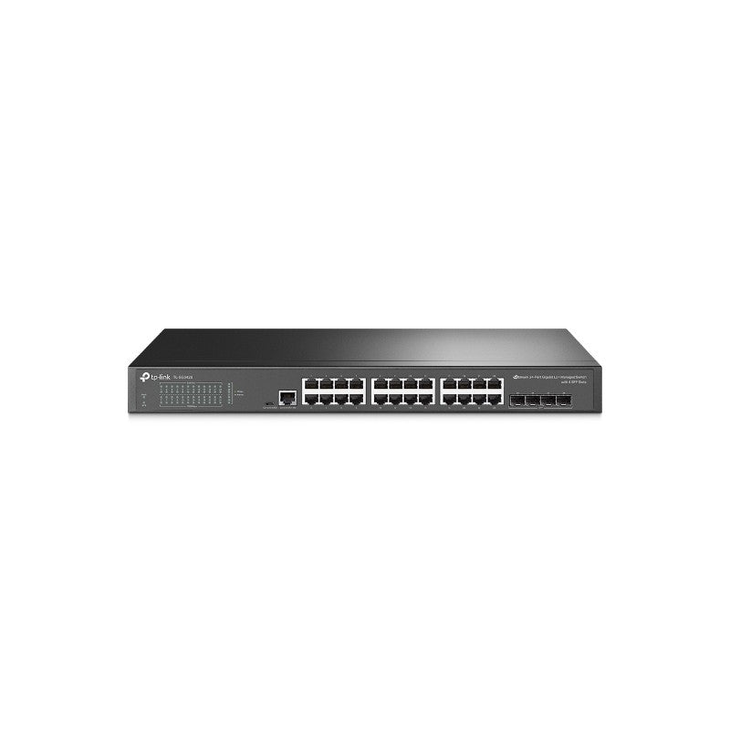 SWITCH 24 TP-LINK JETSTREAM L2+ C/GESTO 4 SFP